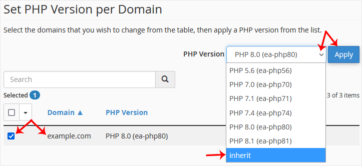 cpanel-multiphp-select-domain-full-reset.gif
